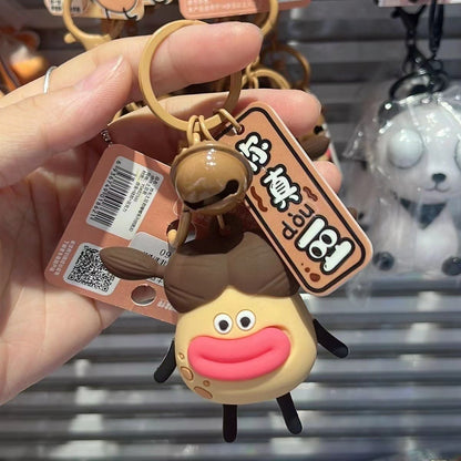 Fried Potato Gentleman Pinch Keychain